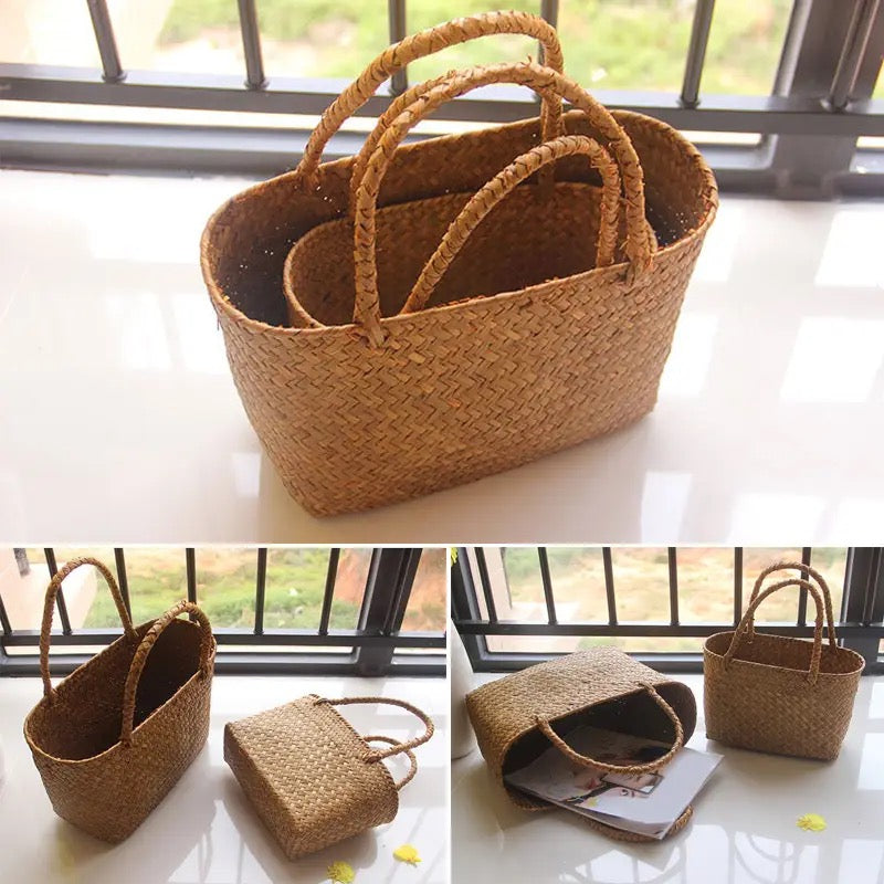 Rattan palm bag