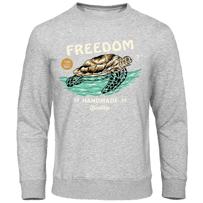 Turtle Freedom Men's Sweater