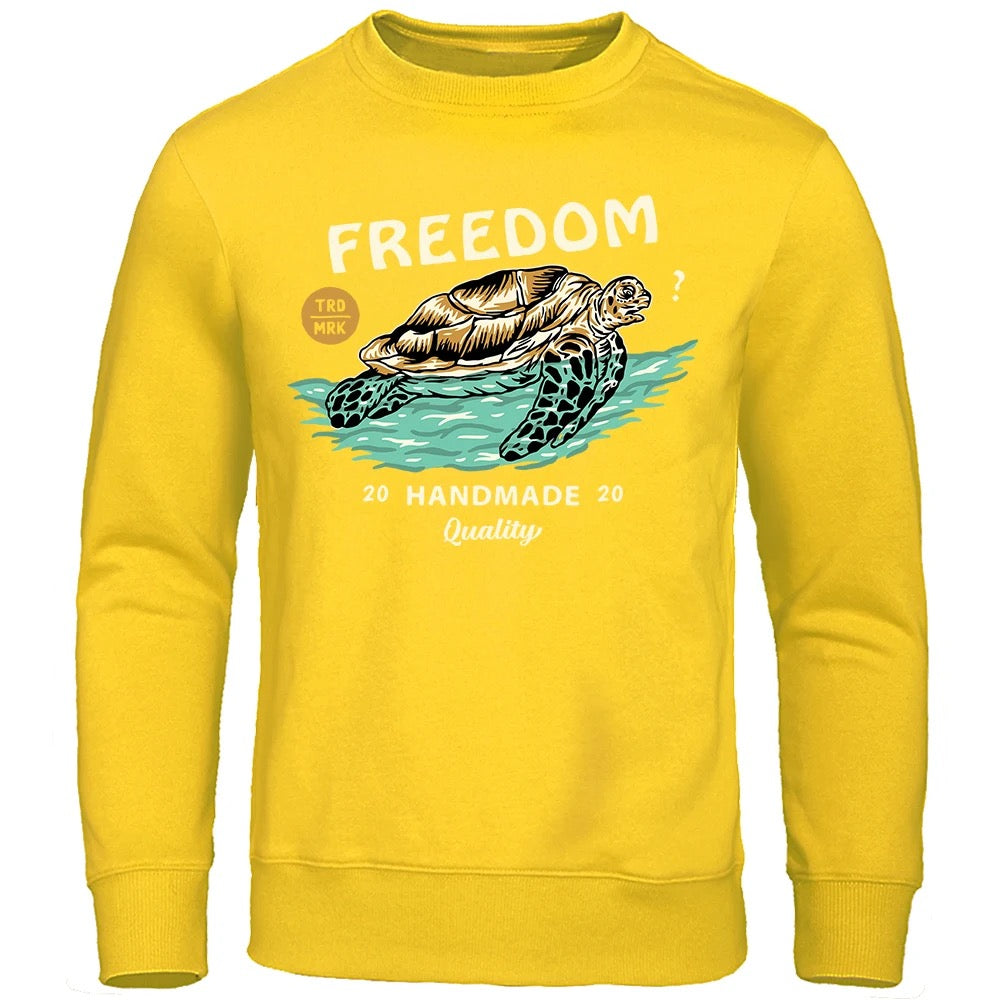 Turtle Freedom Men's Sweater