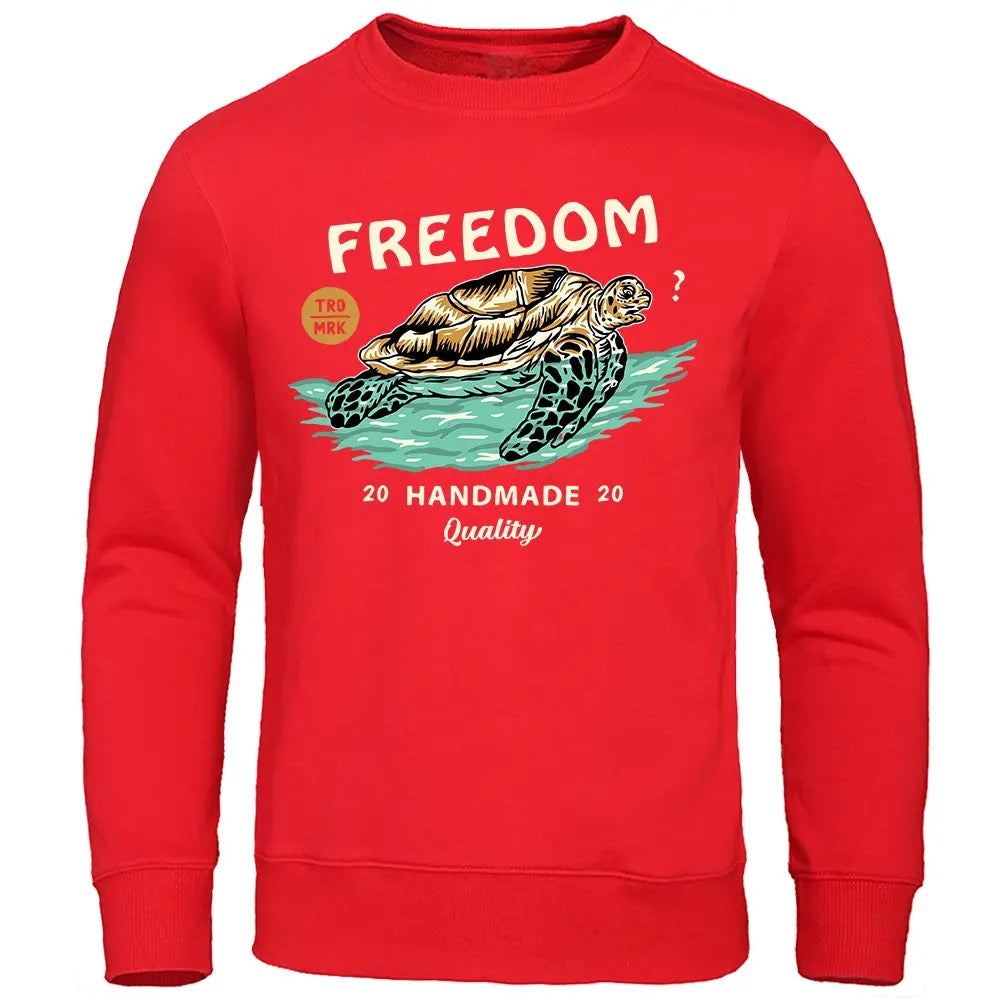 Turtle Freedom Men's Sweater