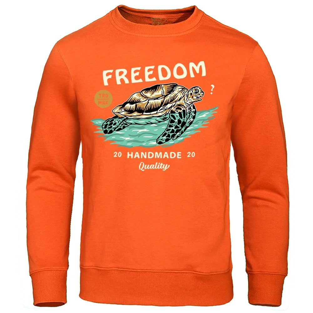 Turtle Freedom Men's Sweater