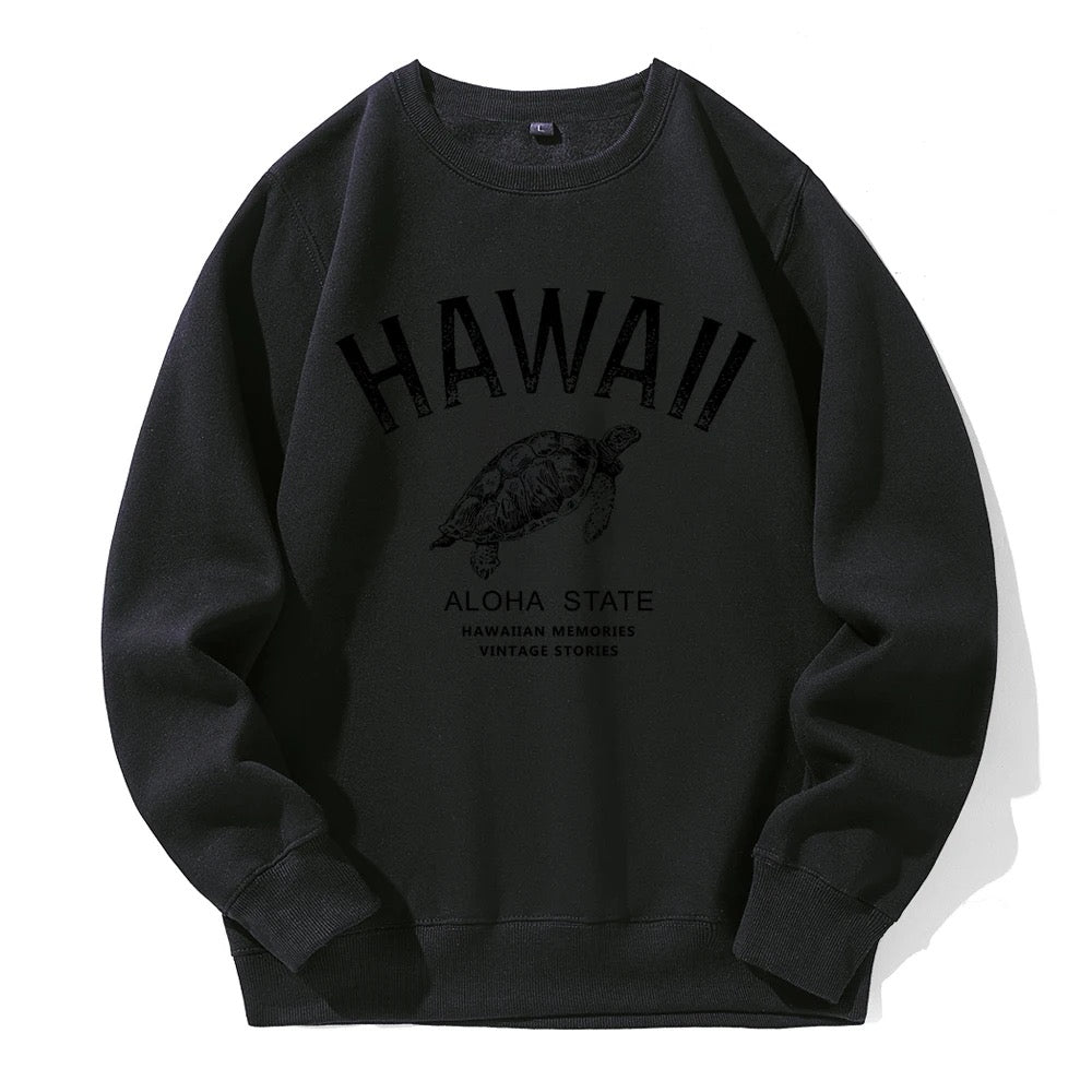 Pullover Schildkröte Hawaii Aloha State Herren