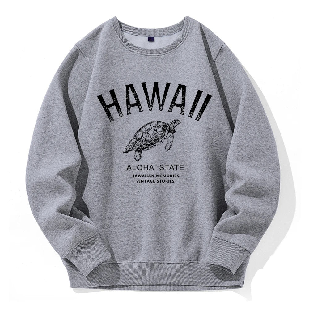 Pullover Schildkröte Hawaii Aloha State Herren