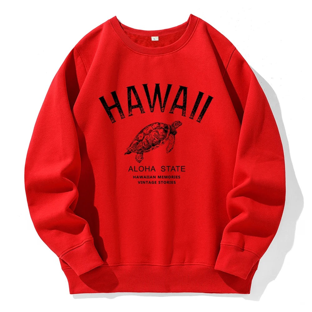 Pullover Schildkröte Hawaii Aloha State Herren