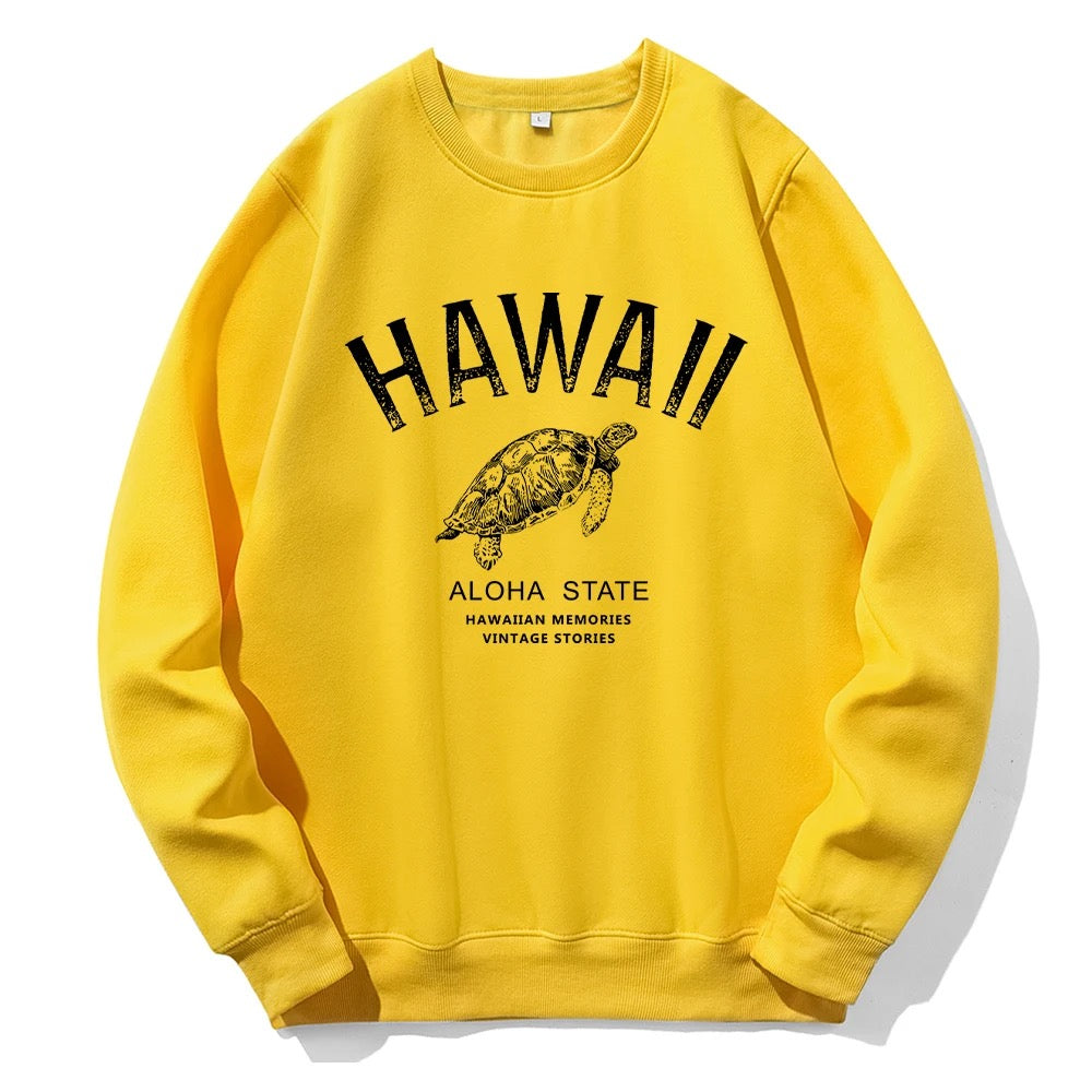 Pullover Schildkröte Hawaii Aloha State Herren